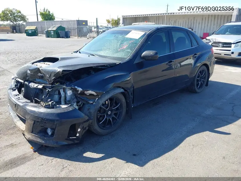 2013 SUBARU IMPREZA VIN JF1GV7F69DG025356 — фото 2