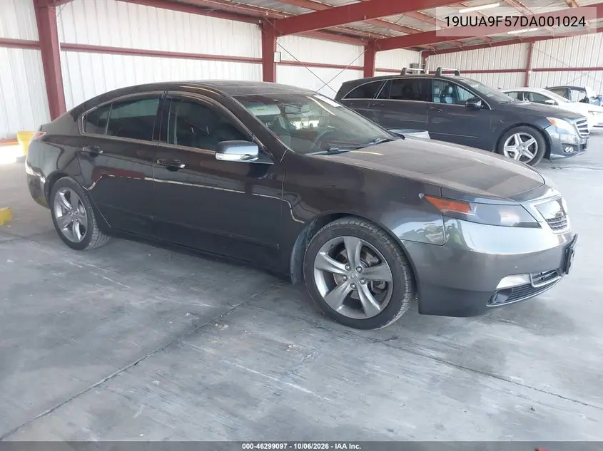 ACURA TL 2013, VIN 19UUA9F57DA001024