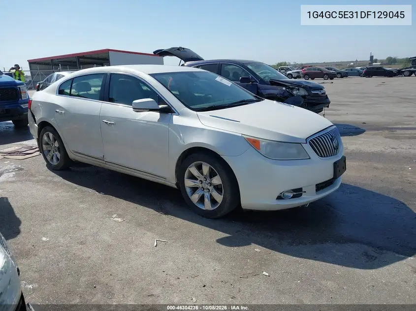 BUICK LACROSSE 2013, VIN 1G4GC5E31DF129045