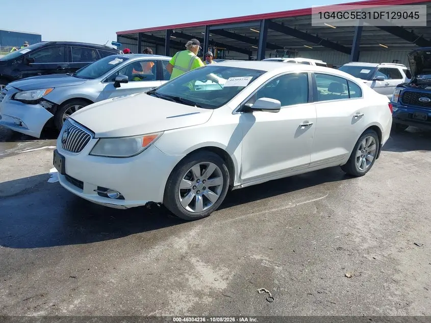 2013 BUICK LACROSSE VIN 1G4GC5E31DF129045 — фото 2