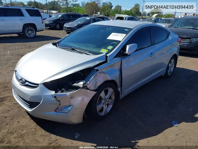 2013 HYUNDAI ELANTRA VIN 5NPDH4AE1DH394435 — фото 2