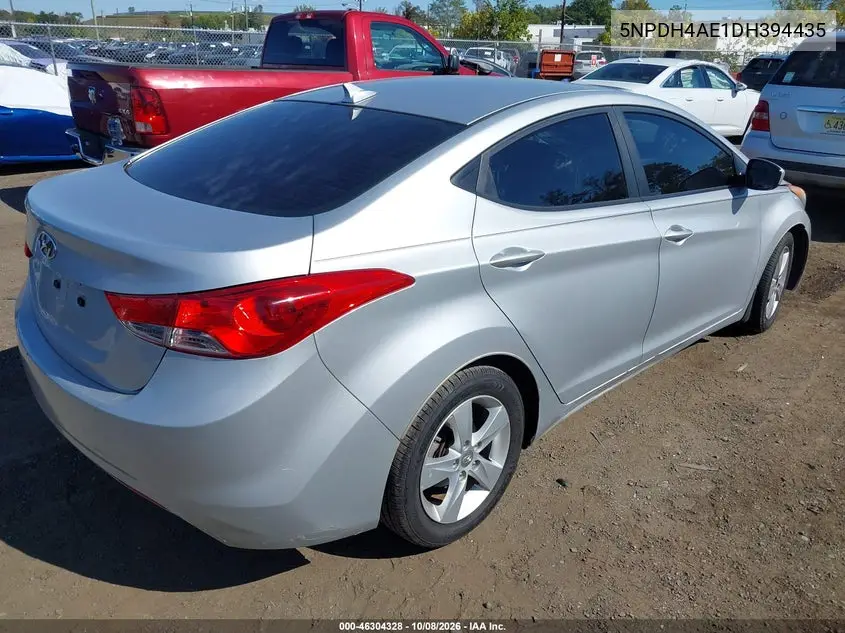 2013 HYUNDAI ELANTRA VIN 5NPDH4AE1DH394435 — фото 4