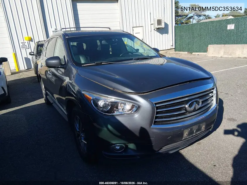 INFINITI JX 2013, VIN 5N1AL0MM5DC353634