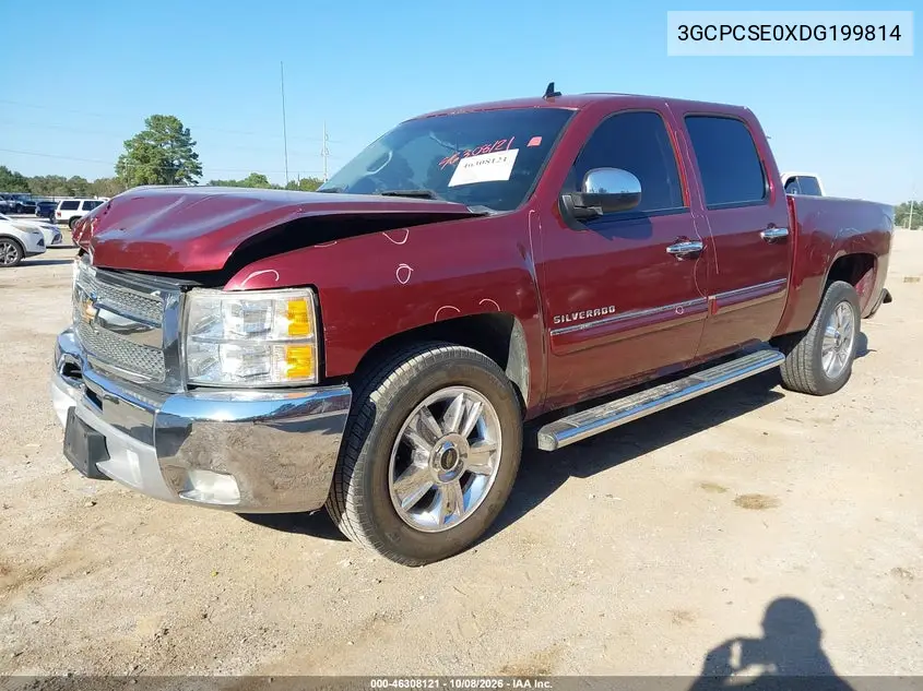 2013 CHEVROLET SILVERADO VIN 3GCPCSE0XDG199814 — фото 2