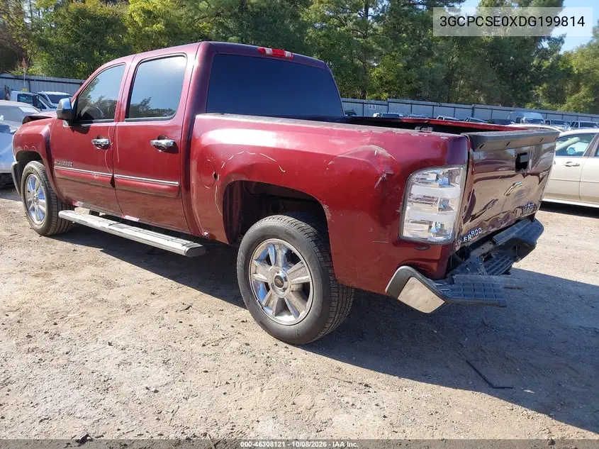 2013 CHEVROLET SILVERADO VIN 3GCPCSE0XDG199814 — фото 3
