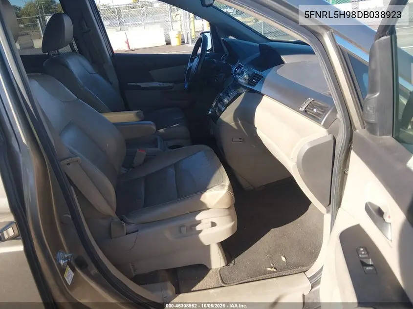 2013 HONDA ODYSSEY VIN 5FNRL5H98DB038923 — фото 5