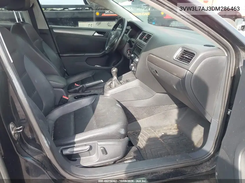 2013 VOLKSWAGEN JETTA VIN 3VW3L7AJ3DM286463 — фото 5