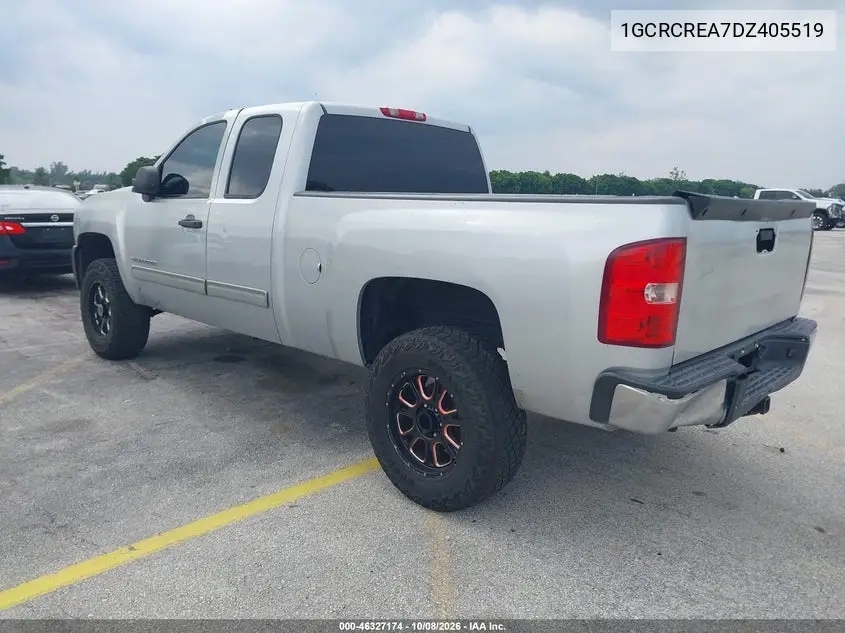 2013 CHEVROLET SILVERADO VIN 1GCRCREA7DZ405519 — фото 3