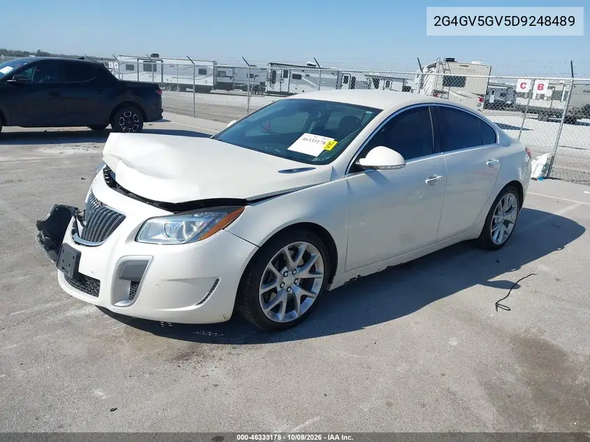 2013 BUICK REGAL VIN 2G4GV5GV5D9248489 — фото 2