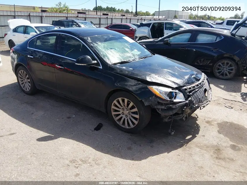 BUICK REGAL 2013, VIN 2G4GT5GV0D9209394