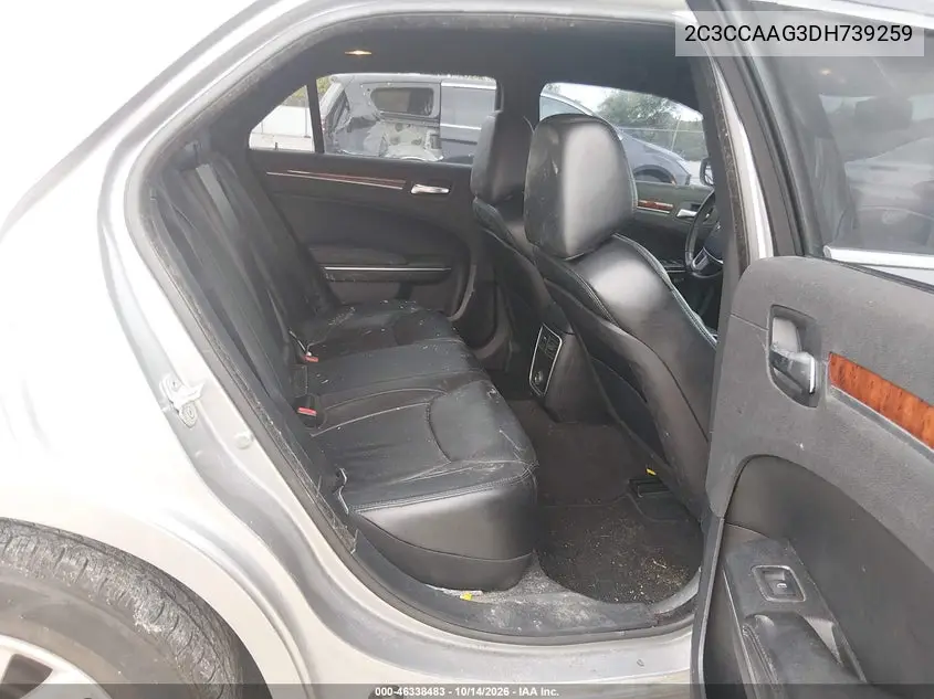 2013 CHRYSLER 300 VIN 2C3CCAAG3DH739259 — фото 9