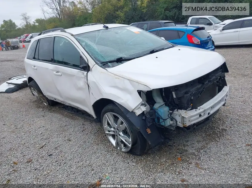 FORD EDGE 2013, VIN 2FMDK4JC5DBA39436
