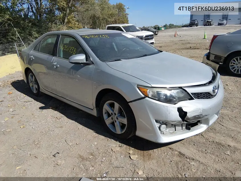 TOYOTA CAMRY 2013, VIN 4T1BF1FK6DU236913