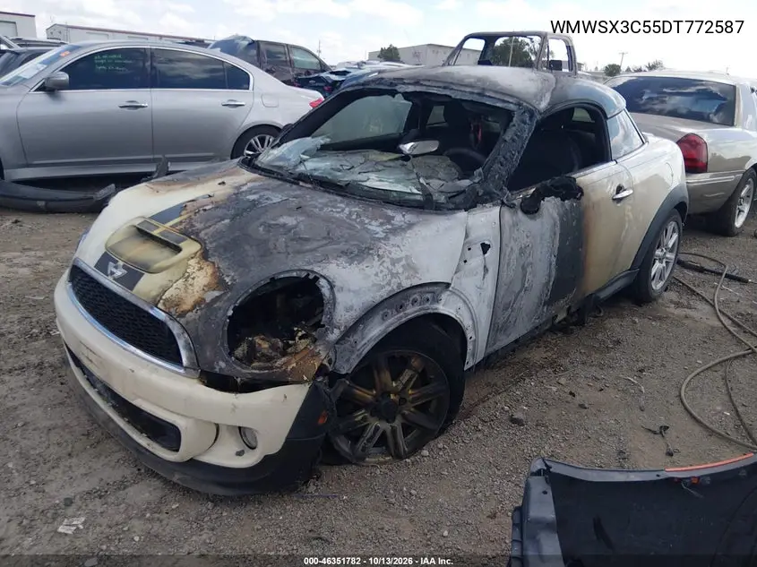 2013 MINI COUPE VIN WMWSX3C55DT772587 — фото 2