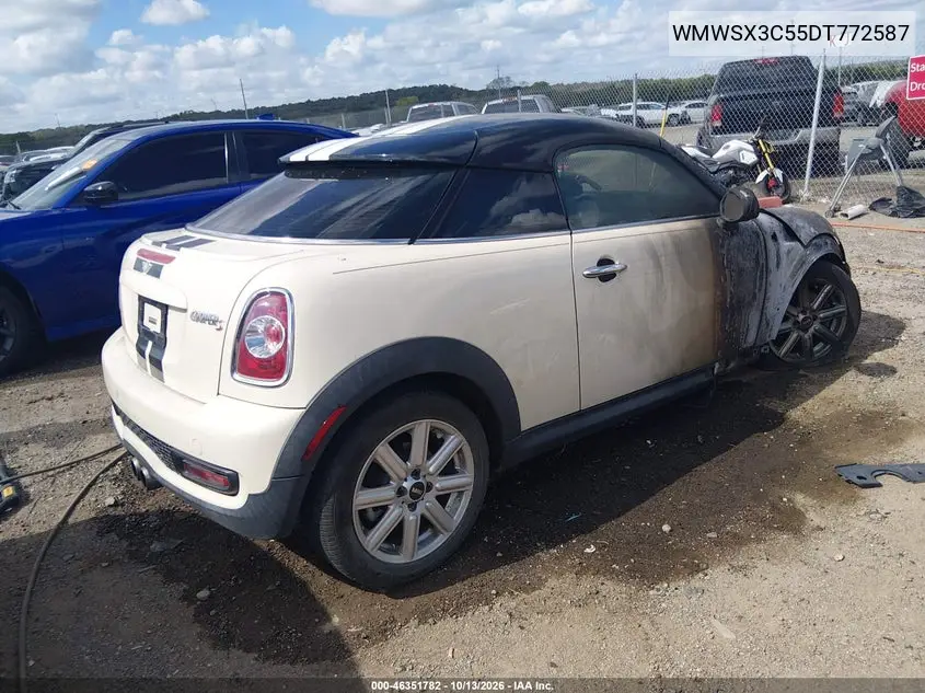 2013 MINI COUPE VIN WMWSX3C55DT772587 — фото 4