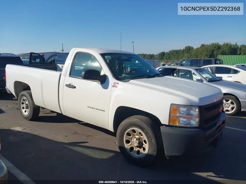 CHEVROLET SILVERADO 2013, VIN 1GCNCPEX5DZ292368