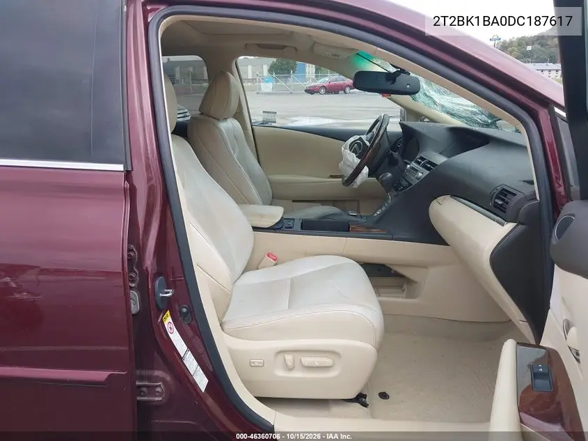 2013 LEXUS RX VIN 2T2BK1BA0DC187617 — фото 5