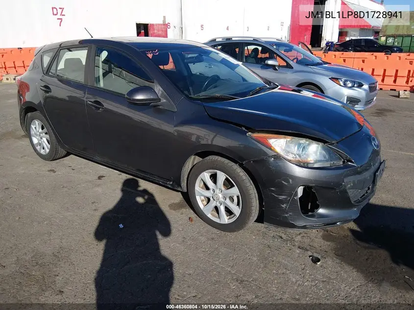 MAZDA 3 2013, VIN JM1BL1LP8D1728941