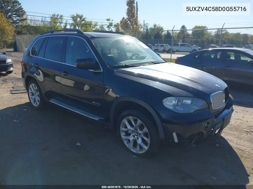 BMW X5 2013, VIN 5UXZV4C58D0G55716
