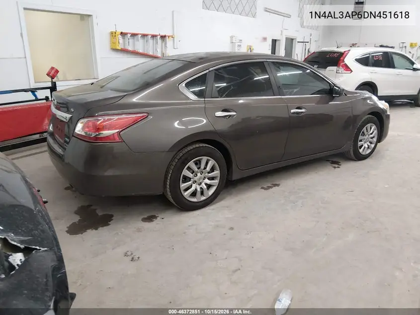 2013 NISSAN ALTIMA VIN 1N4AL3AP6DN451618 — фото 4