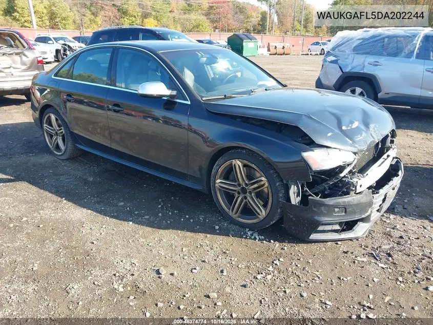 AUDI S4 2013, VIN WAUKGAFL5DA202244