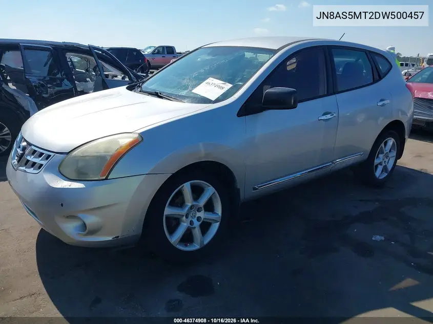 2013 NISSAN ROGUE VIN JN8AS5MT2DW500457 — фото 2