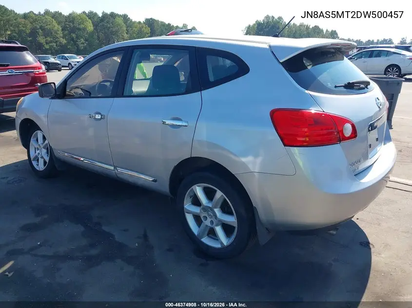 2013 NISSAN ROGUE VIN JN8AS5MT2DW500457 — фото 3