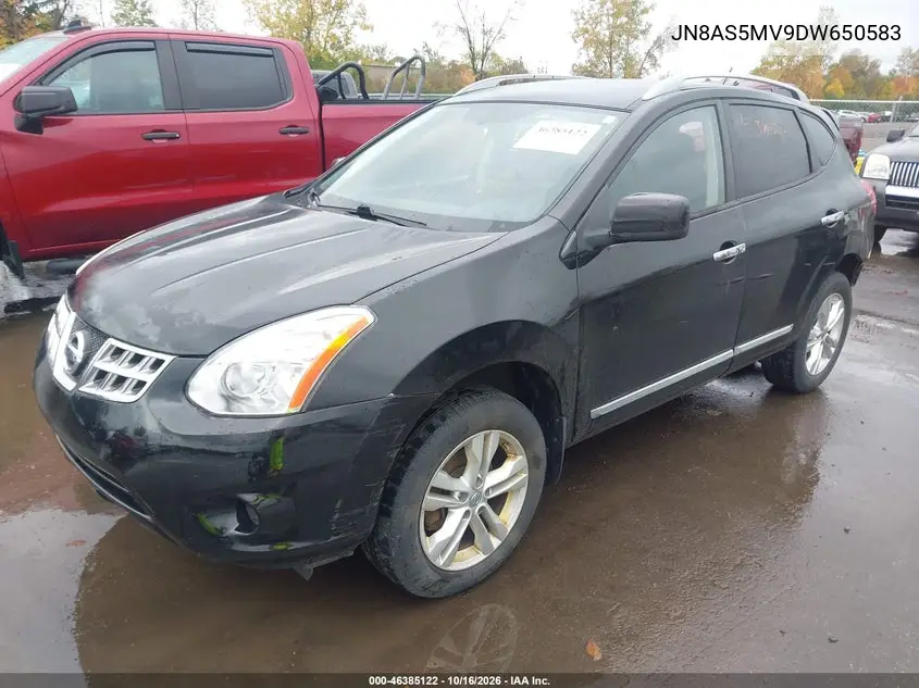 2013 NISSAN ROGUE VIN JN8AS5MV9DW650583 — фото 3