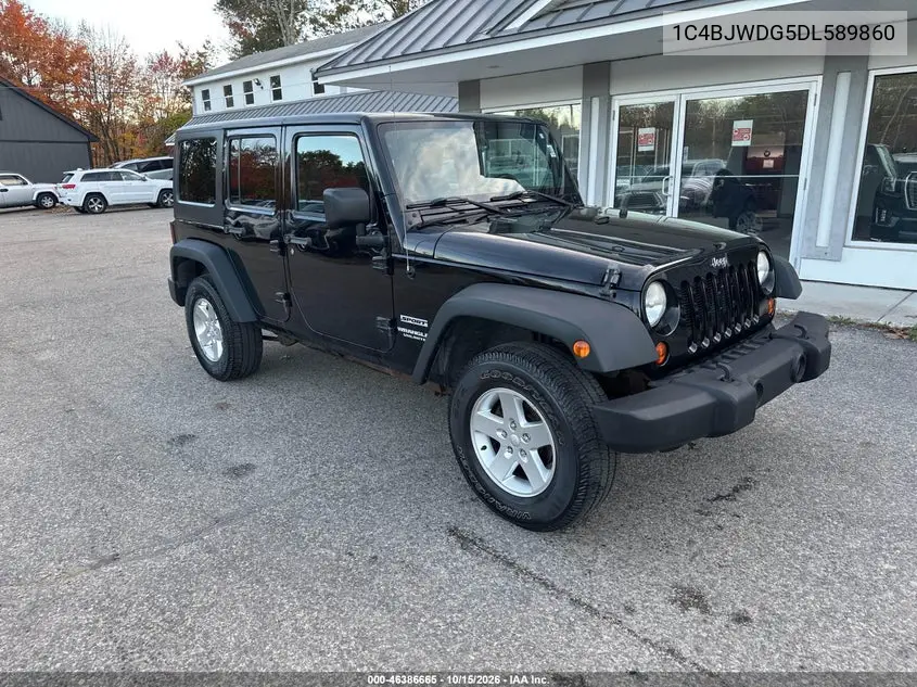 JEEP WRANGLER 2013, VIN 1C4BJWDG5DL589860