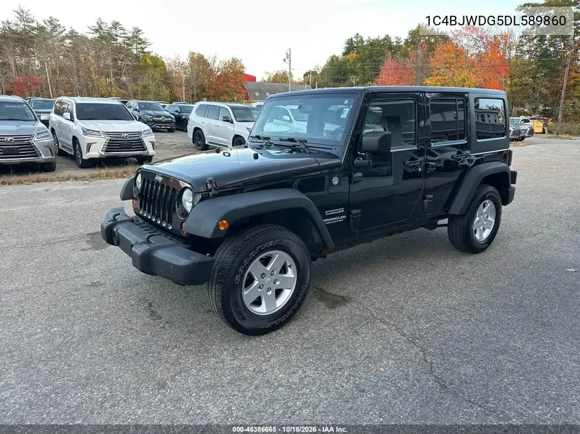 2013 JEEP WRANGLER VIN 1C4BJWDG5DL589860 — фото 2