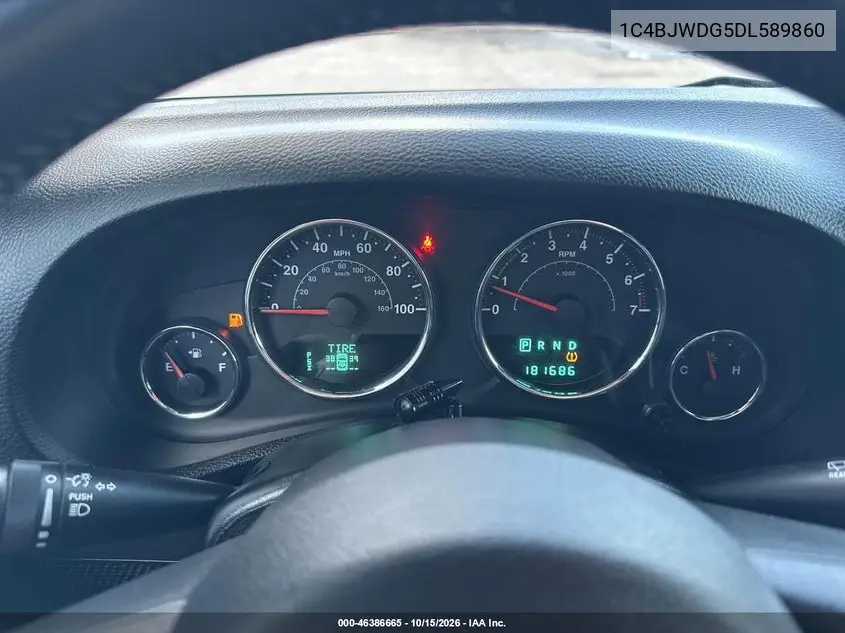 2013 JEEP WRANGLER VIN 1C4BJWDG5DL589860 — фото 7