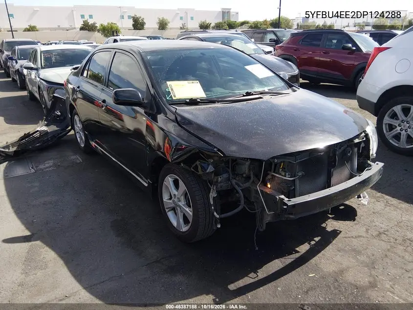 TOYOTA COROLLA 2013, VIN 5YFBU4EE2DP124288