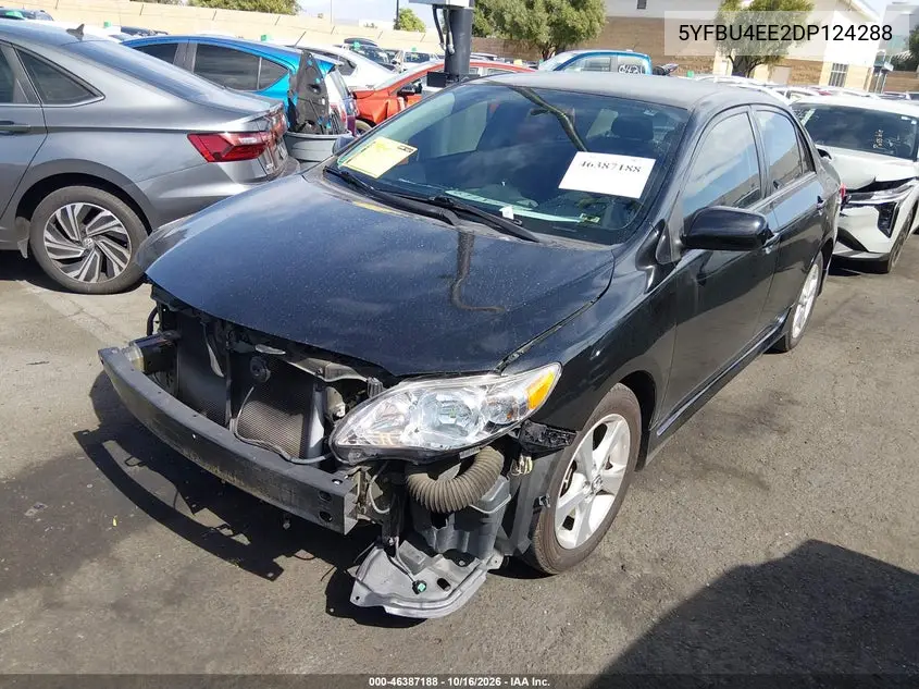 2013 TOYOTA COROLLA VIN 5YFBU4EE2DP124288 — фото 2