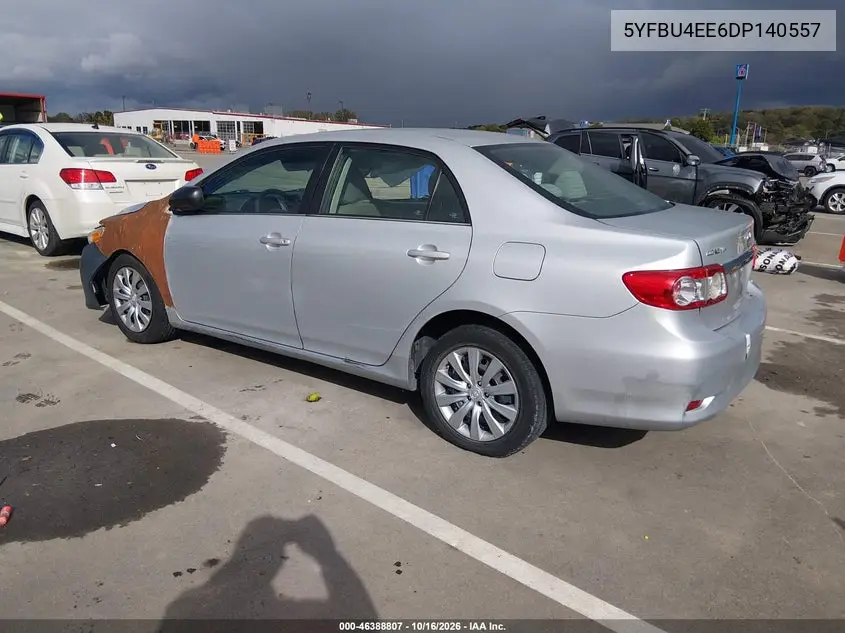 2013 TOYOTA COROLLA VIN 5YFBU4EE6DP140557 — фото 3
