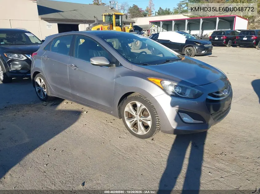 HYUNDAI ELANTRA 2013, VIN KMHD35LE6DU048772