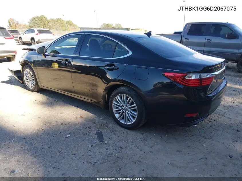 2013 LEXUS ES VIN JTHBK1GG6D2067075 — фото 3