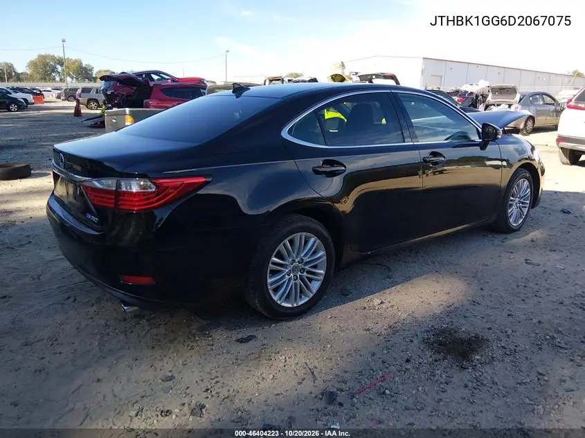 2013 LEXUS ES VIN JTHBK1GG6D2067075 — фото 4