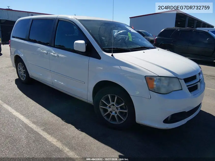 DODGE CARAVAN 2013, VIN 2C4RDGEG7DR732759