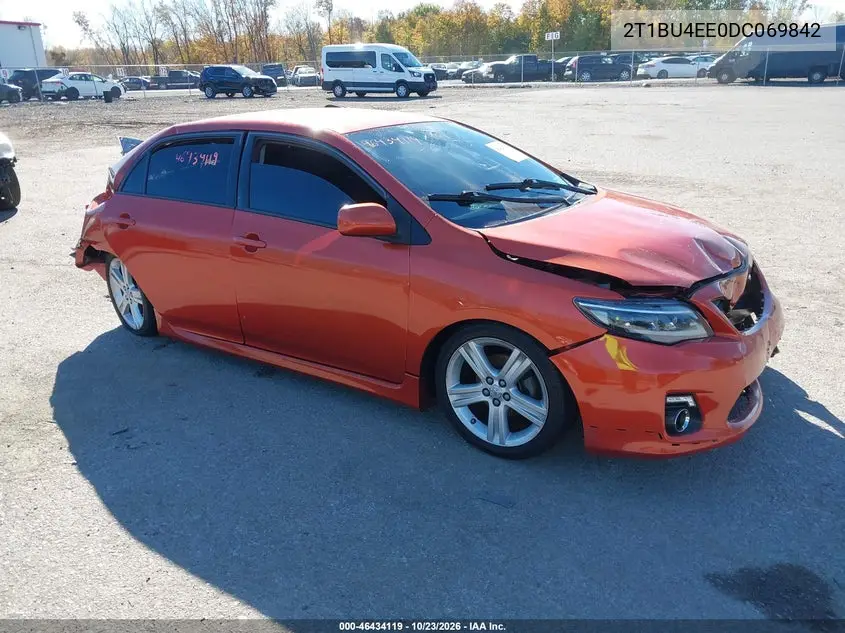 TOYOTA COROLLA 2013, VIN 2T1BU4EE0DC069842