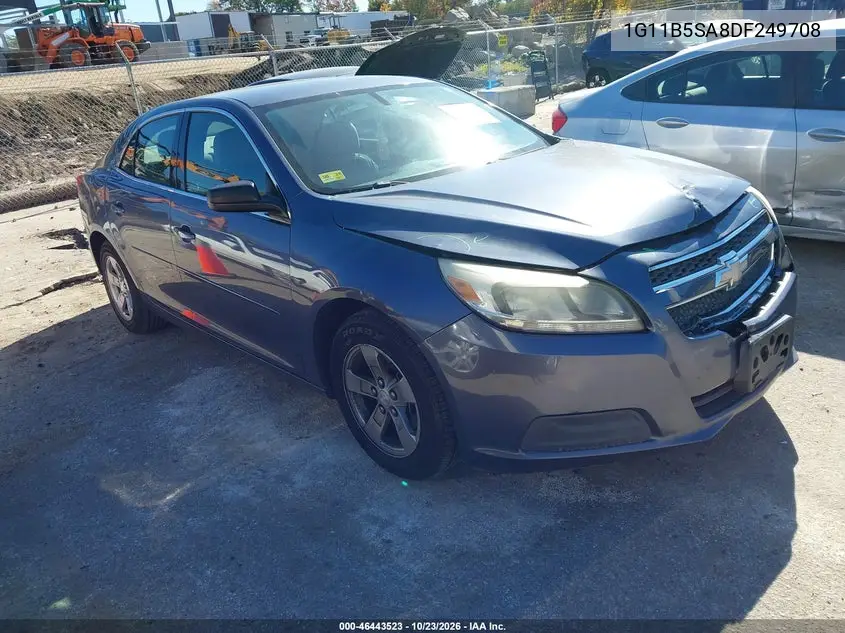 CHEVROLET MALIBU 2013, VIN 1G11B5SA8DF249708