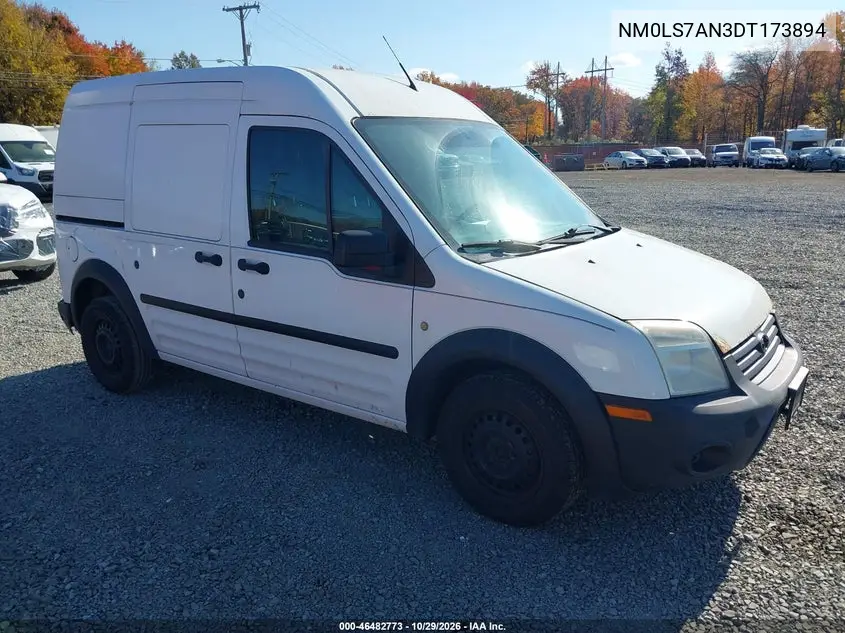 FORD TRANSIT CONNECT 2013, VIN NM0LS7AN3DT173894