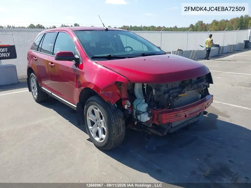FORD EDGE 2014, VIN 2FMDK4JC4EBA72509