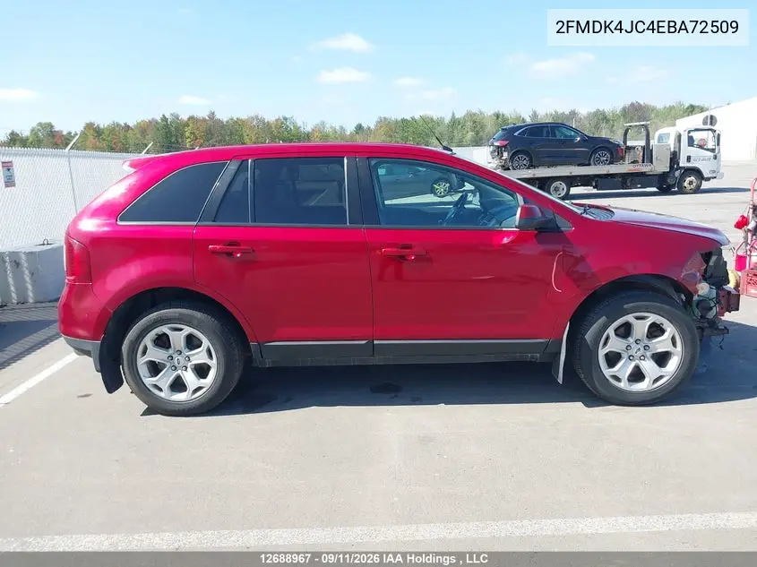 2014 FORD EDGE VIN 2FMDK4JC4EBA72509 — фото 14