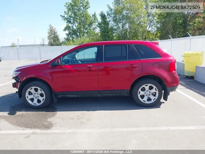 2014 FORD EDGE VIN 2FMDK4JC4EBA72509 — фото 15