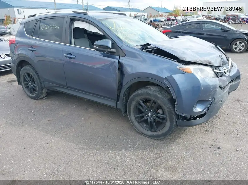 TOYOTA RAV 4 2014, VIN 2T3BFREV3EW128946
