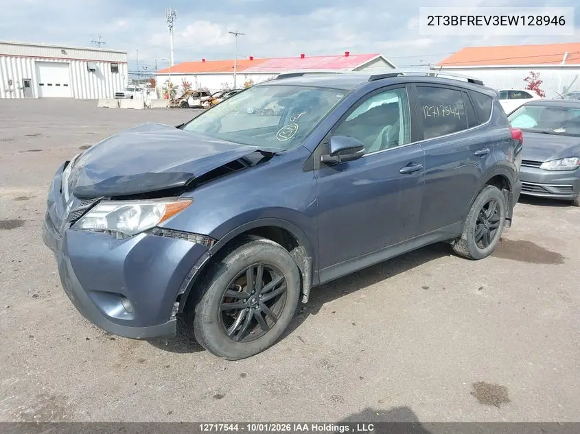 2014 TOYOTA RAV 4 VIN 2T3BFREV3EW128946 — фото 2