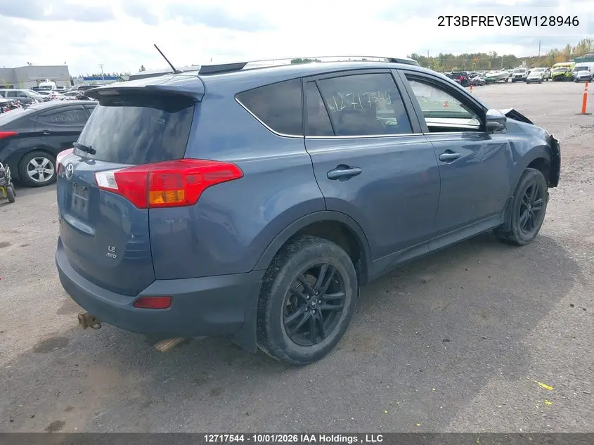 2014 TOYOTA RAV 4 VIN 2T3BFREV3EW128946 — фото 4