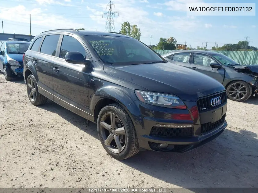 AUDI Q7 2014, VIN WA1DGCFE1ED007132