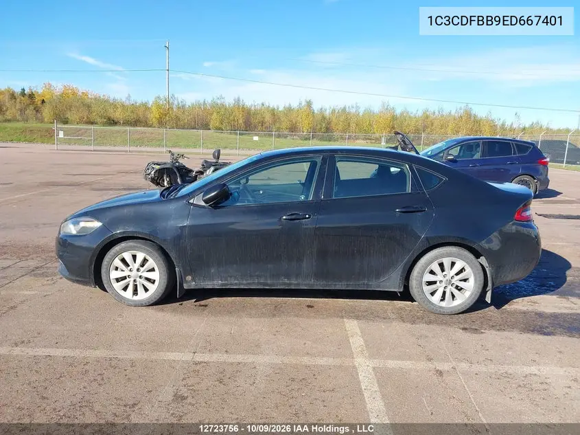 2014 DODGE DART VIN 1C3CDFBB9ED667401 — фото 14