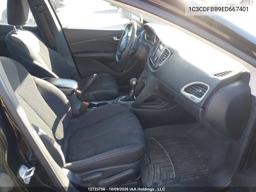 2014 DODGE DART VIN 1C3CDFBB9ED667401 — фото 5